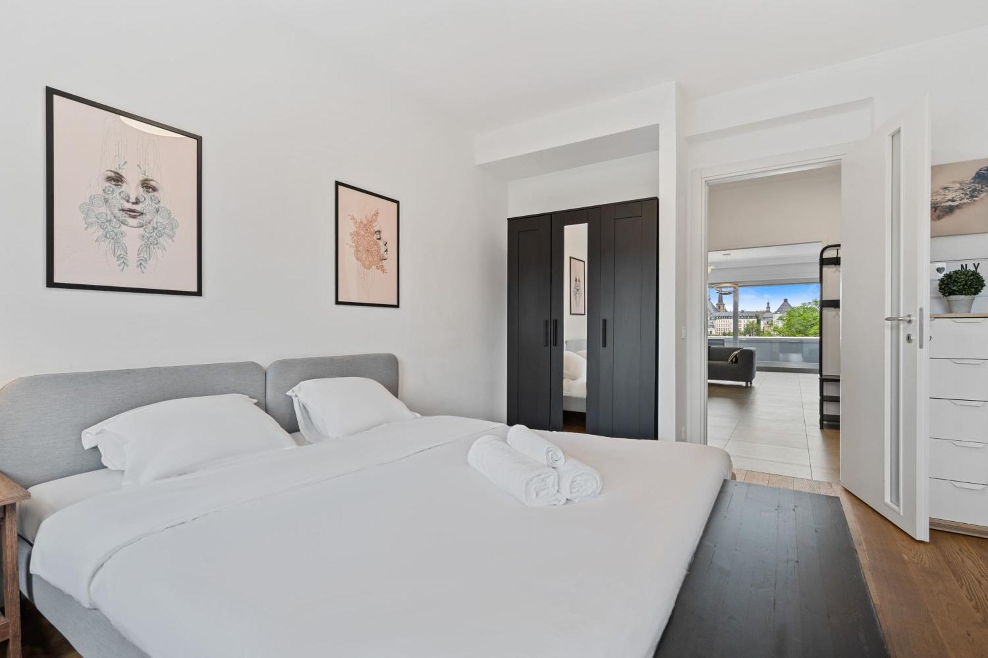 Central Lux 2Br Apt With City Views & Balcony Luxemburgo Exterior foto